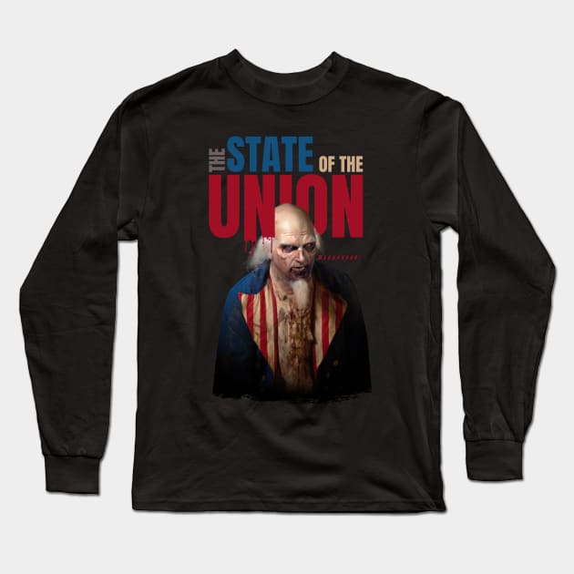 President Evil - State Of The Union Zombie Long Sleeve T-Shirt by Fresh! Printsss ™